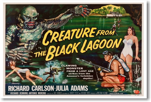 Creature From The Black Lagoon 2 - NEW Vintage Reprint Poster