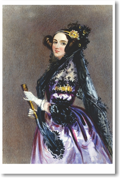 Ada King - Countess of Lovelace 1840 - NEW Fine Arts Poster