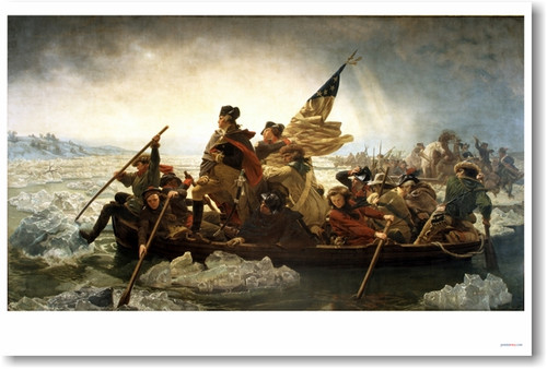 Washington Crossing The Delaware - NEW Fine Arts Poster