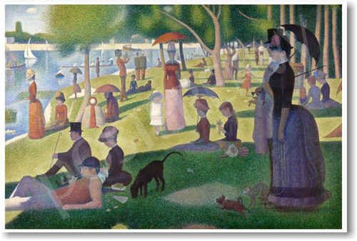 A Sunday Afternoon on the Island of La Grande Jatte - 1886 - Georges-Pierre Seurat