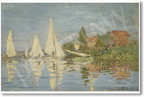 Regatta at Argenteuil 1872 - Claude Monet