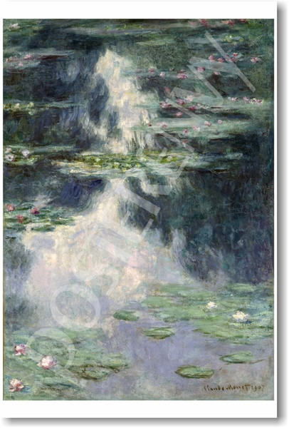 Pond with Water Lilies 1907 - Claude Monet