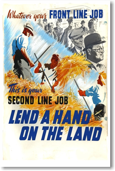 Whatever Your Frontline Job - NEW Vintage Reprint Poster