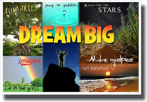 Dream Big - NEW Classroom Motivational Poster