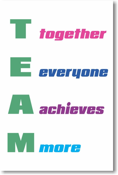 TEAM #2 - NEW Classroom Motivational Poster