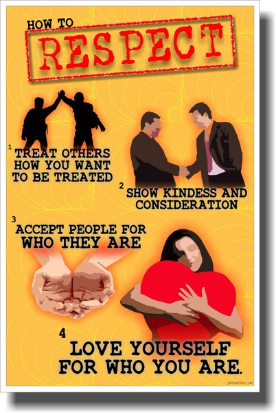 How To Respect - NEW Classroom Motivational Poster