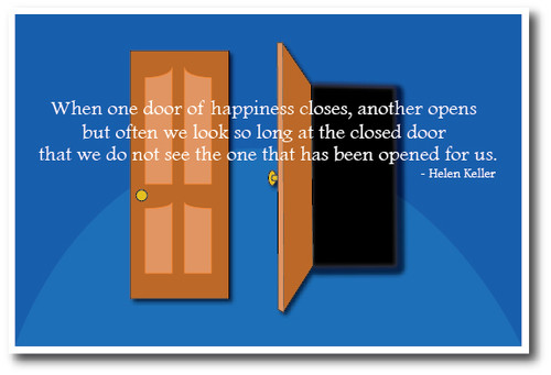Doors - Helen Keller Quote - NEW Classroom Motivational Poster