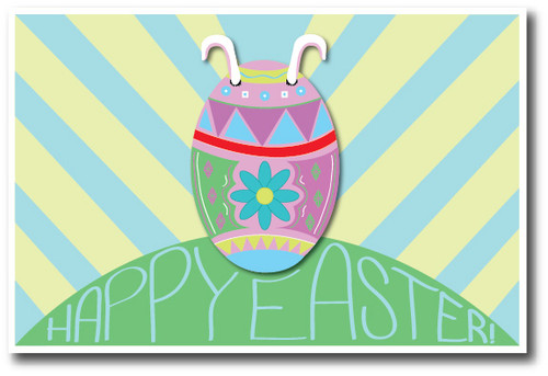 Easter Bunny hiding in an Easter Egg - Happy Easter PosterEnvy Holiday Poster