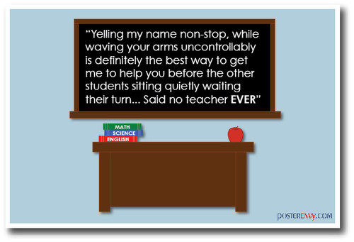 NEW Classroom Rules Behavior POSTER - Said No Teacher Ever!