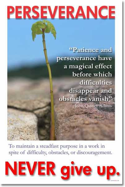 Perserverence - Never Give Up