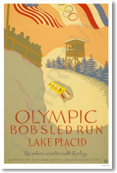 1932 Olympic Bobsled Run Lake Placid
