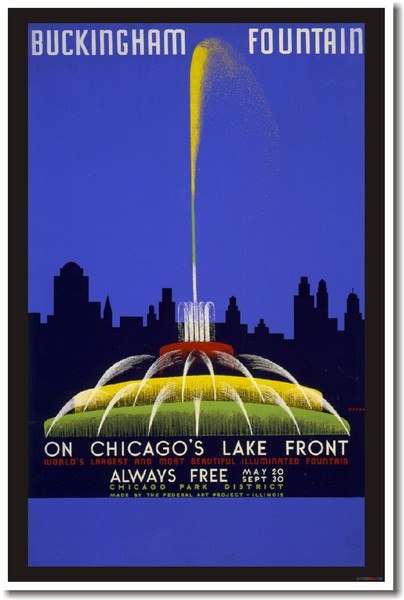 Buckingham Fountain on Chicago's Lake Front