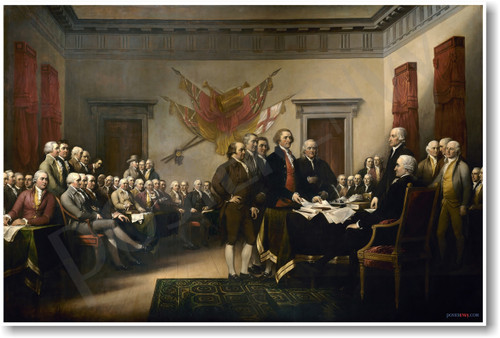 John Trumbull 1819 - Declaration of Independence