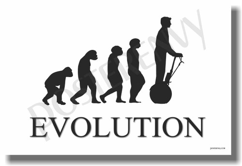 Segway Evolution - White - Poster Print Gift