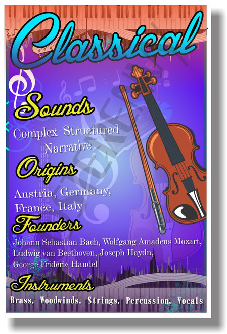 Classical - NEW Music Genre Poster (mu082)