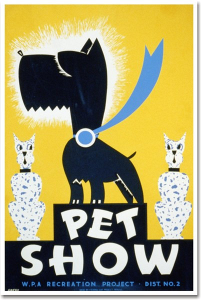 Pet Show - Vintage Poster
