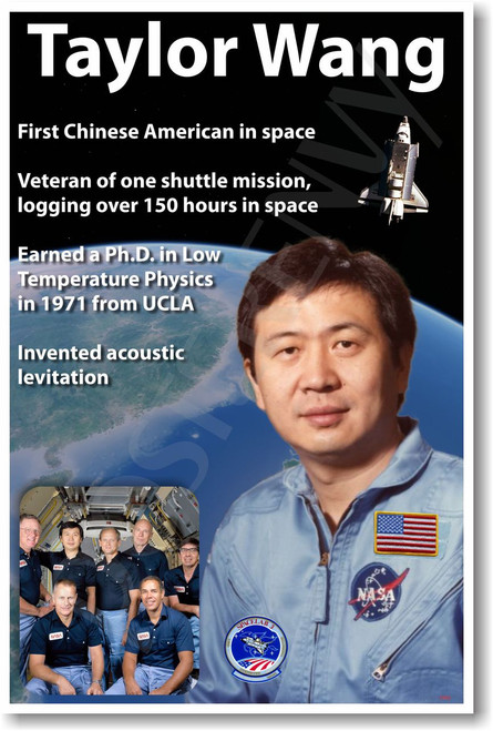 NASA Astronaut Taylor Wang - First Chinese American in Space - NEW Space Poster (fp414) Asian PosterEnvy