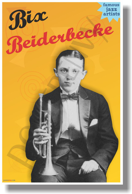 Bix Beiderbecke - Famous Jazz Artists - NEW Music Poster (fp426) PosterEnvy Poster