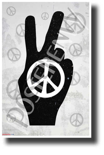 Peace Symbol - NEW Classroom Motivational Poster (cm1249)