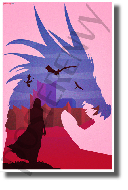 Mother of Dragons - Daenerys Targaryen - New Novelty GOT TV Show Poster