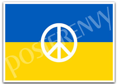 Peace Ukraine - NEW Patriotic Support Ukraine POSTER