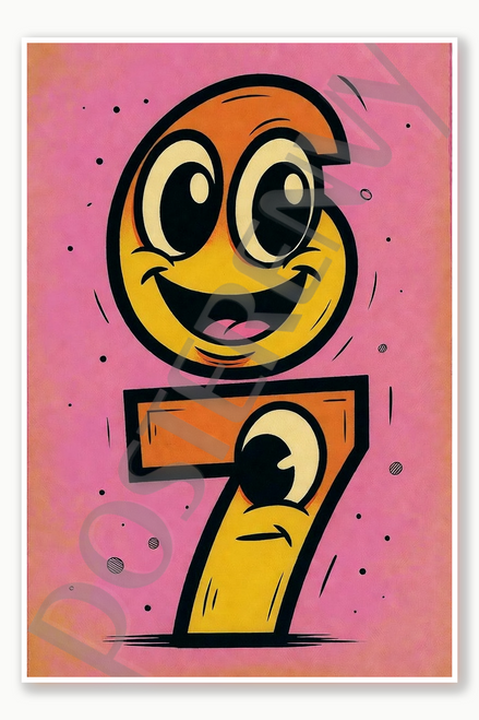 6 7 Grok 6 Poster - 18 inch x 12 inch