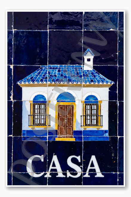 house casa Poster - 18 inch x 12 inch