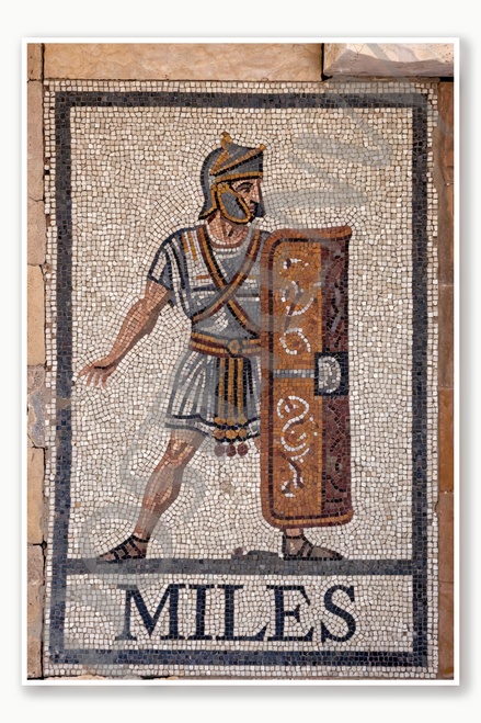 Latin Soldier Miles Poster - 18 inch x 12 inch