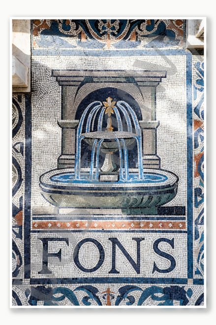 Fountain Poster - 18 inch x 12 inch