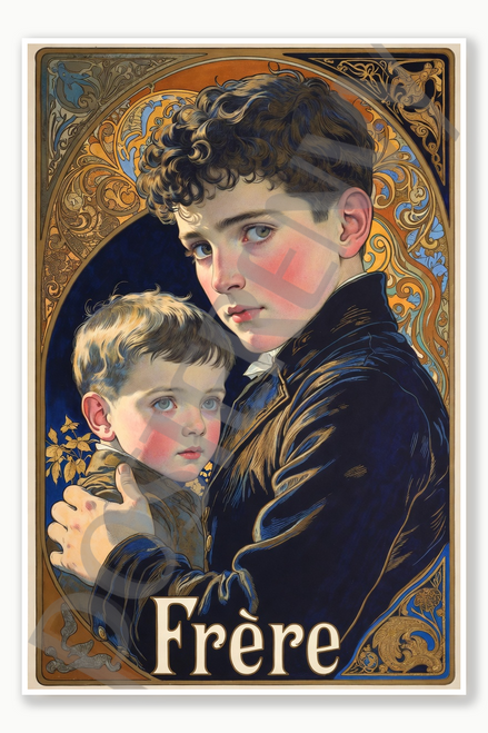 brother - frere Poster - 18 inch x 12 inch