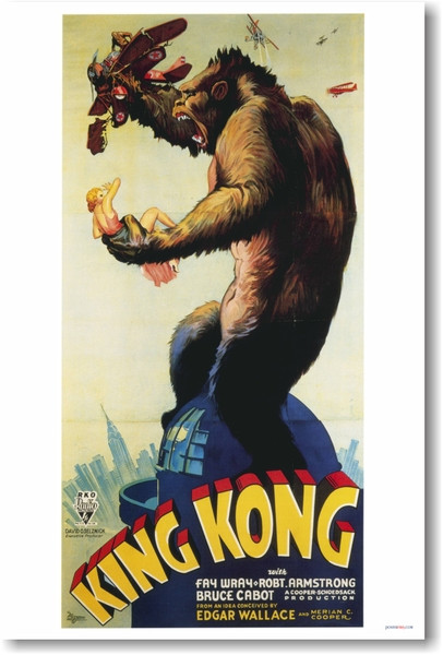 King Kong 1933 Movie Poster