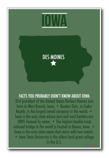 Iowa - NEW U.S Travel Poster
