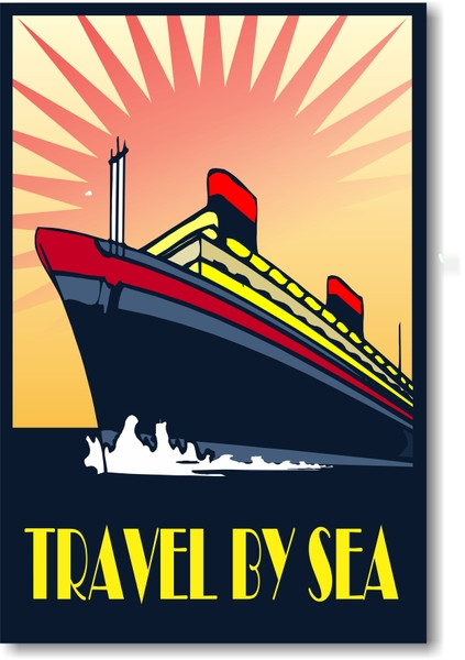 Travel by Sea - Vintage tr260