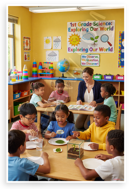 1st Grade Science Exploring Our World Classroom Educational 12x18 US Made Poster