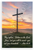 Acts 16:31 'Believe in the Lord Jesus' Cross Sunrise Inspirational 12x18 US Made Poster