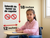No Smoking No Vaping Interdit de Fumer Ou Vapoter Safety 12x18 US Made Poster