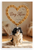 Dog Mom Japanese Chin Dog Bone Heart Frame 12x18 US Made Poster
