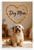 Dog Mom Tibetan Terrier Bone Heart Wall Art 12x18 US Made Poster