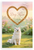 American Eskimo Dog Dog Mom Heart Frame Pastel Garden 12x18 US Made Poster