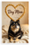 Dog Mom Finnish Lapphund Dog Bone Heart 12x18 US Made Poster