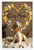 Dog Mom Saluki Heart Dog Bone Frame Flowers 12x18 US Made Poster