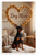 Dog Mom German Pinscher Heart Dog Bone Frame 12x18 US Made Poster