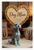 Dog Mom Bedlington Terrier Heart Bone Frame Cozy 12x18 US Made Poster