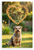 Australian Terrier Dog Mom Bone Heart Outdoor 12x18 US Made Poster