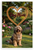 Dog Mom Briard Dog Bone Heart Frame Garden 12x18 US Made Poster