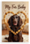My Fur Baby Irish Water Spaniel Dog Bone Heart Frame 12x18 US Made Poster