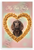 My Fur Baby American Water Spaniel Dog Bone Heart Frame 12x18 US Made Poster