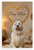 Dog Mom Komondor Heart Bone Frame Wall Art 12x18 US Made Poster