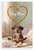Dog Mom Harrier Puppy Dog Bone Heart Cozy Pet 12x18 US Made Poster
