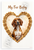 My Fur Baby American Foxhound Dog Bone Heart Watercolor 12x18 US Made Poster